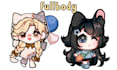 draw cute chibi style icon for profile, stream and stickers