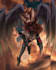 paint female fantasy characters and digital concept illustrations