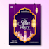 design eid post ad template for instagram, social media