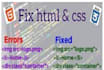 create the html and css code for you