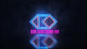 create neon logo animation with lightning effect