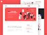 create html css javascript responsive website