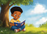 draw colorful african children book illustrations