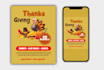 design thanksgiving flyer within 24h