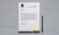 design professional business letterhead, invoice, and stationery in word