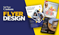 design holiday flyers and black friday sales ads