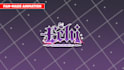 create a cute kawaii logo intro for vtuber or twitch streamer