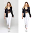 model photo editing and retouching in photoshop