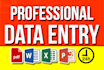 freelance data entry with accuracy