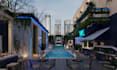 design and render bar, cabana, lounge, night club