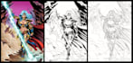 draw a comic style illustration, fan art, or your ocs