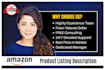 write professional amazon product listing description
