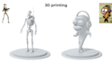 create 3d models for games, 3d printing, architecture