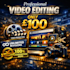do professional video editing