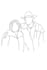 draw custom line portrait from your own photos