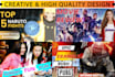 create high quality viral clickbait youtube thumbnail design