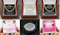 do profitable, message card, and jewelry necklace design for shineon, gearbubble