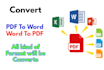 convert pdf to word, scanned image to word or google docs
