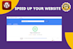 wordpress website speedup, increase page speed, gtmetrix, pingdom