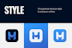 design a modern app icon logo