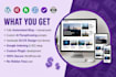 create a professional automated blog wordpress news website