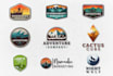 do vintage, outdoor, adventure, badge, emblem logo and t shirt design