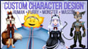 design and rig a custom 2d vtuber model for streaming