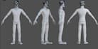 make low poly 3d character with unity 3d unreal engine