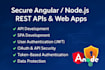 fix node js and angular js bugs and backend issues