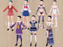 make vroid anime or game character clothes texture