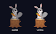 vector tracing, vectorize, redraw or convert logo to vector