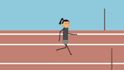 create simple 2d animation in stick figure version