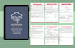 design checklist, workbook, tracker, and form on canva