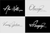 design calligraphy scripted name signature logo