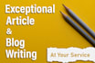write quality content as an SEO content writer