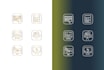 design ultra crisp vector line icon set