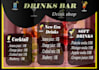 create  a trifold soda bar brochure design