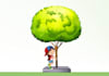design tree logo with satisfaction guaranteed