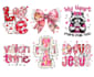 create valentines day, retro groovy love tshirt design