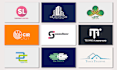 design professional business logo with 3d mockup
