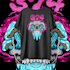 design a vintage retro skull illustration for tshirt design