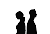 design custom minimal silhouette mascot face logo from your image