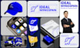 do a modern minimalist business logo design with a full branding kit