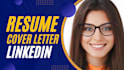 do professional resume, CV, cover letter, linkedin service