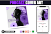 design a professional podcast cover art
