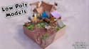 make optimized high poly and low poly 3d models and 3d props