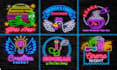 make neon logo,neon text,neon sign and 3d neon intro