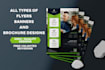 do flyer design, bifold, trifold, brochure design