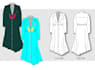 create professional fashion technical drawings