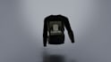 make 3d long sleeve t shirt mockup with walking animation